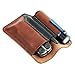 EASYANT Leather Men Pocket Organizer Leather EDC Tool Pouch Sheath Handmade Multitool Accessories Brown-Plus