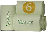 ✔ 100% biodegradable y 100% compostable: ¿Estás buscando una manera de deshacerse de los bio-residuos de una manera respetuosa con el medio ambiente y sostenible? Producimos nuestras bolsas de basura compostables de forma sostenible con almidón de maíz y las puedes tirar al contenedor de basura orgánica o al compost. También el paquete de nuestros productos es 100 % compostable y, por ello, especialmente respetuoso con el medio ambiente.