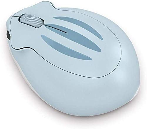 Miniatura 8 de Ratón inalámbrico de 2.4 GHz, con forma de hámster, menos ruido, portátil óptico óptico de 1200 DPI, ratón USB inalámbrico para PC, portátil,