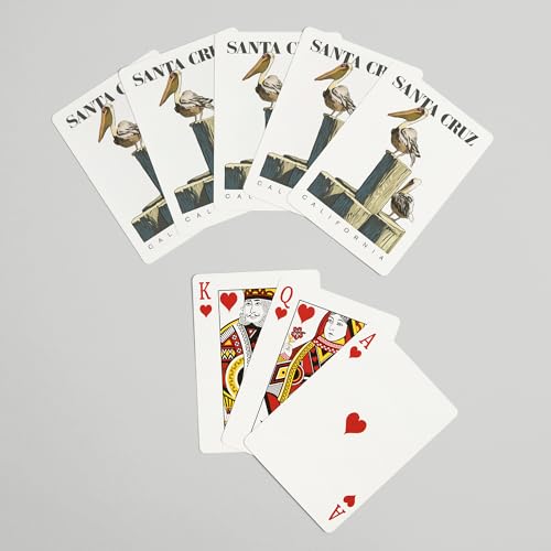 Baraja de 52 cartas tamaño póker Santa Cruz California miniatura 7