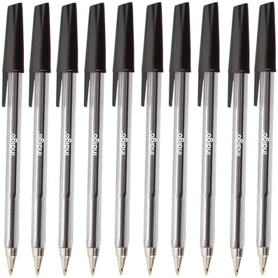Indigo Ball Point Pens. Quality Stick Biro Pens For Home School Office