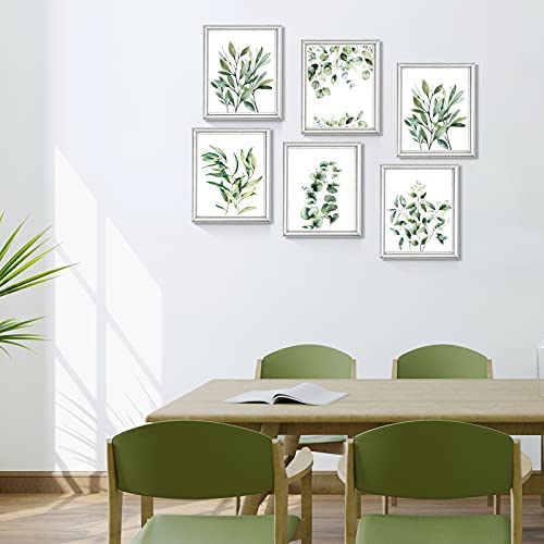 Zonon ZONON-304941 9 Pieces Botanical Plant Wall Art Prints Eucalyptus Wall Decor Boho Sage Green Leaves Room Decor Posters Unframed Minimalist Wall Art thumb #2
