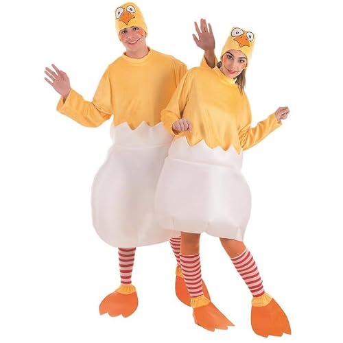 Disfraz de Pollito Cáscara para Hombre y Mujer Unisex (Adulto M)