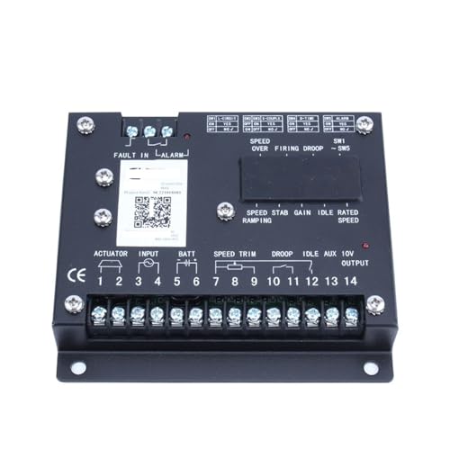 PKHDLYEU regulador de Velocidad de generador Controlador de Velocidad del Motor del generador S6700H DC24V Módulo de Control del actuador del regulador Panel del Motor Piezas del generador de energía