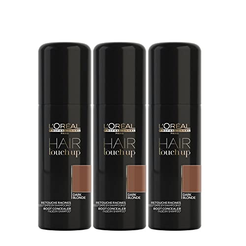 L'Oréal Hair Touch Up Spray blond foncé retouche racines invisible lot premium 3x75ml