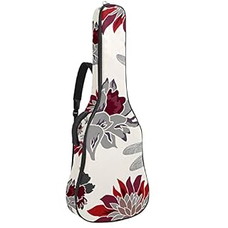 Housse de transport étanche pour guitare avec bandoulière réglable, Multicolore 03., 42.9×16.9×4.7 in, Organiseur de sac - Les Beatles, Paul McCartney, John Lennon, RIngo Starr, George Harrison