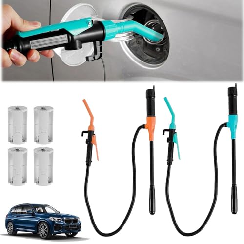 Portable Fuel Transfer Pump,Liquid Transfer Pump, Portable Liquid Pump Transfer,Battery Powered Fuel Transfer Pump Fuel Transfer Pump with Flow Control Nozzle for Gas Kerosene Diesel