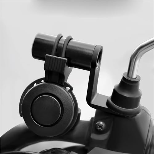 Soporte para teléfono de motocicleta con extensor de espejo retrovisor 3