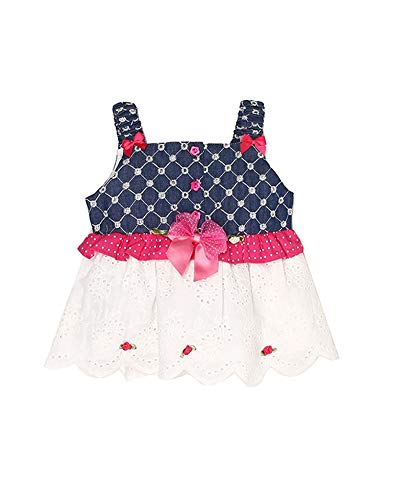 K.C.O 89 Baby Girls Casual Shift Dress(_9DV112Pink12_Pink_1-2 Years_)