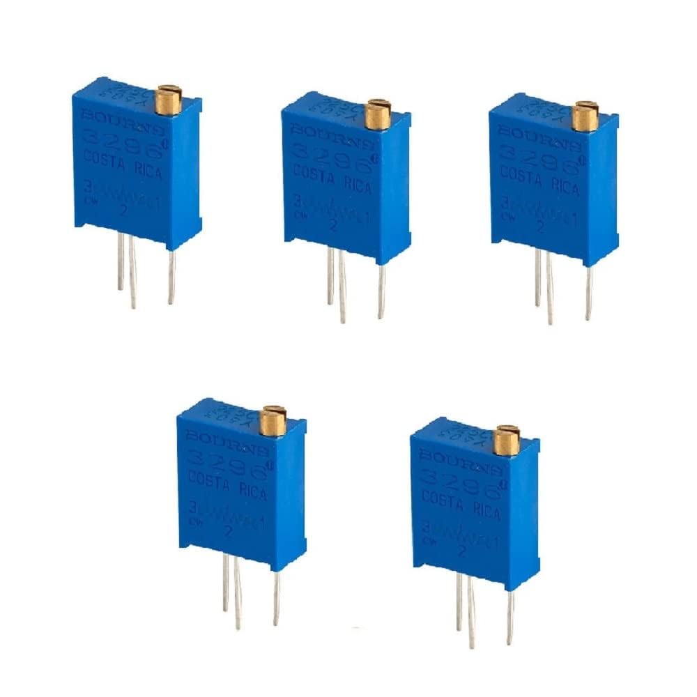 KITS4CREATORS 10K (103) 3296W Multiturn Trimmer Potentiometer Top Adjustment Variable Resistor Pack of 5 Pcs-image-27