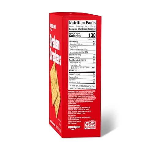 Image of Amazon Saver, Graham Crackers, 14.4 Oz (Pack of 2)