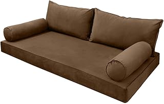 V2 Velvet Indoor Daybed Mattress Pillow Cover Complete Set Pipe Trim Full AD308