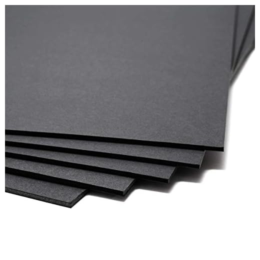 Cartón Pluma 3 mm negro, 50x70 cm (unidad)