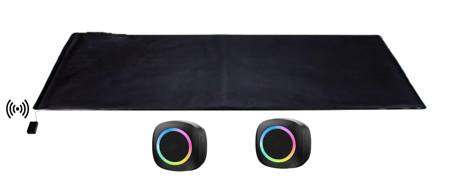XL 140x40cm Funk-Alarmtrittmatte Klingelmatte Pflegehilfe mit 2 Rufton-Empfängern Pager
