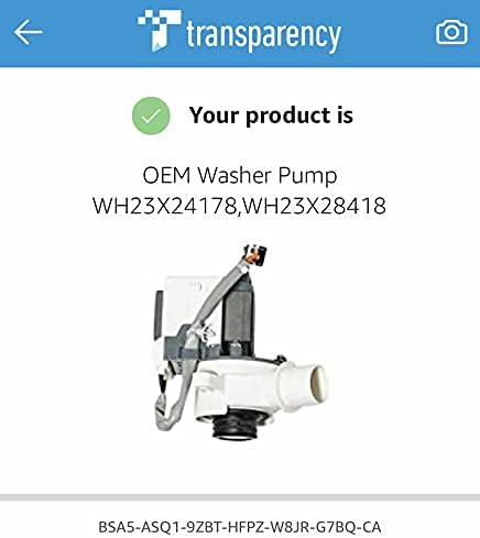 Miniatura 2 de Bomba de lavadora OEM WH23X28418, WH23X24178