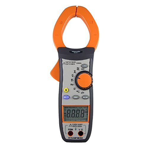 Contempo Views TM-3011 AC Clamp Meter: Measures AC/DC Voltage AC Current Resistance Frequency Diode Continuity