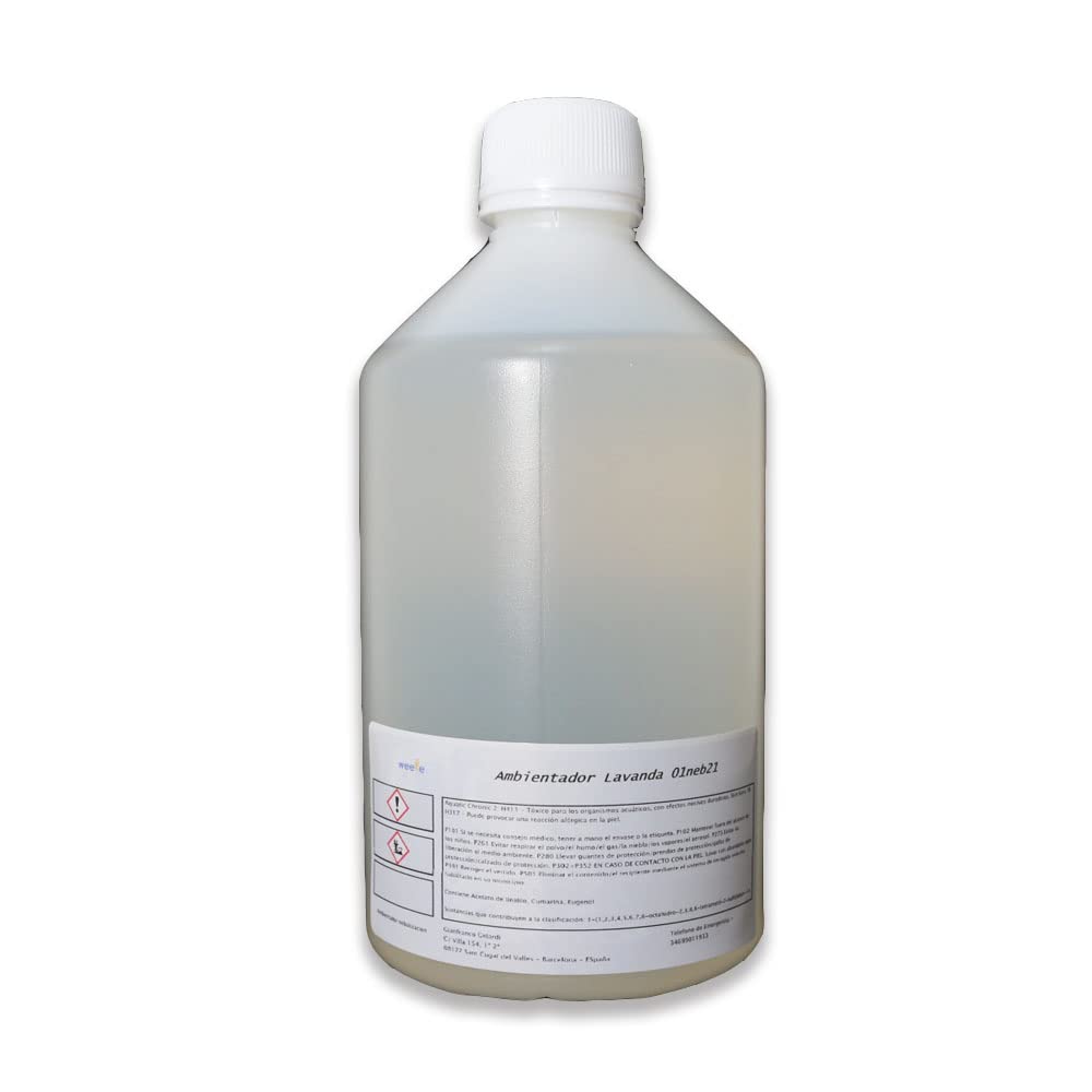 Set Ambientador Electrico con Conexión WiFi y App de Gestión y Fragancia Lavanda 500ml. Fragancia Profesional para Ambientes Sofisticados y Relajantes | Ambientador de Calidad