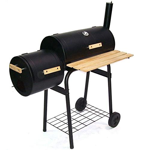 D&L Barbecue a carbonella 56510 per affumicatore, barbecue a carrello, griglia con affumicatore AWZ