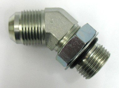 AF C5365-10-10 - 5/8 Male JIC (7/8''-14 Threads) x 5/8 Male O-Ring Boss (7/8''-14 Threads) 45° - Straight Thread Elbow