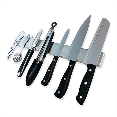 Stainless Steel Knife Rack, Magnetic Kitchen Utensils, Tools, Utilities Organizer Holder, Refrigerator Magnet