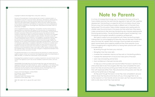 Save 35% on Print Penmanship Workbook for Kids with Fun Animal Facts - Image 2