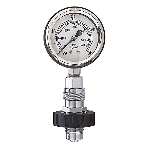 Manomètre de surface DIN 400 BAR TECNOMAR instrument mesure pression plongée