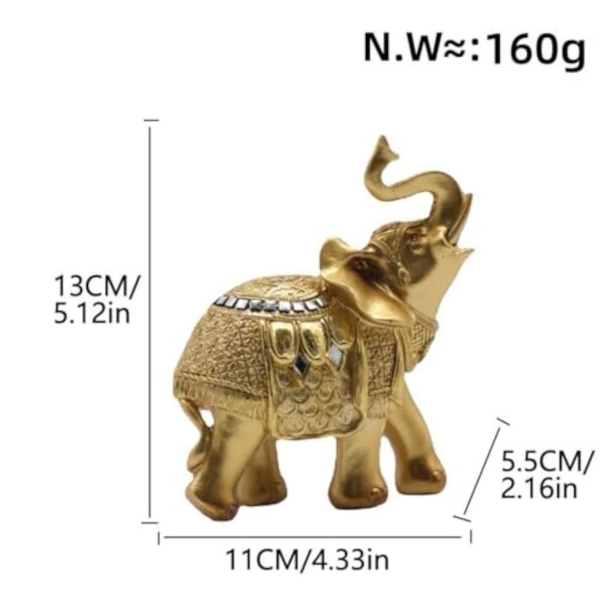 Wooden Elephant Display Stand for Home Decor