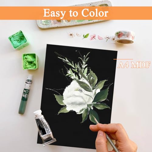 CYEER 15 Stück MDF Platten 3MM A4, 300 x 210x 3 mm MDF Platte Schwarz, Multiplex Platte, Dünne Holzplatte, Lasercut Holz für Laser, CNC Router, Modellierung, Durchbrochenes, Laubsäge