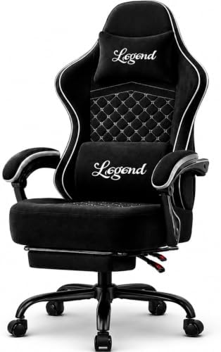 Gaming Chair for Adults with Footrest, Ergonomic Computer Chair, ...