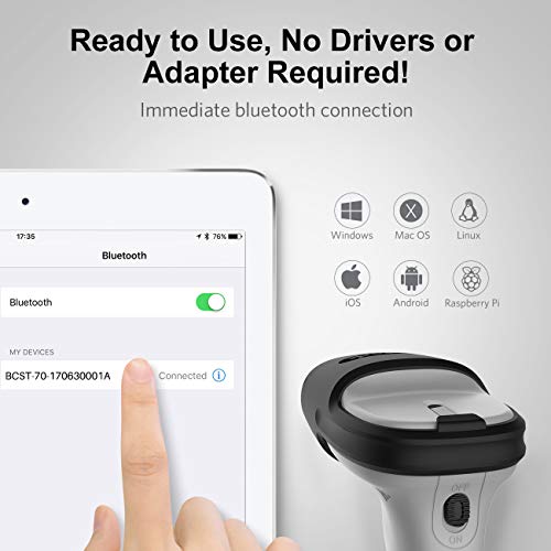 Inateck Bluetooth Barcode Scanner – kabellos und vielseitig einsetzbar