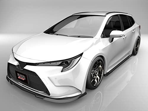 カローラツーリング NRE210W ZRE212W ZWE211W ZWE214W MZEA12W MZEA17W フロントアンダースポイラー サイドステップ 2点キット 国産エアロパーツ 保証付き