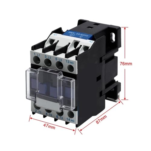 Contactor de corriente alterna monofásico CJX2-1810 con bobina de 220V 3