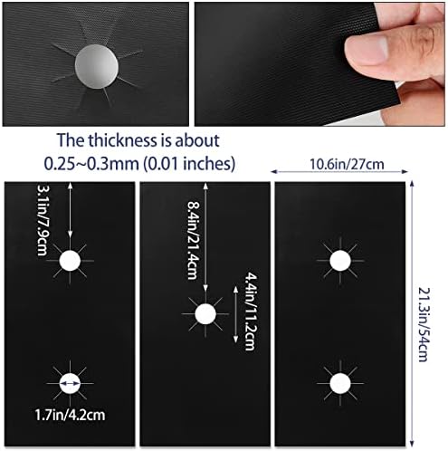 Universal Reusable Gas Stove Burner Covers - Heat Resistant Protectors - Image 2