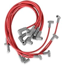 MSD 31299 Super Conductor Spark Plug Wire Set Red