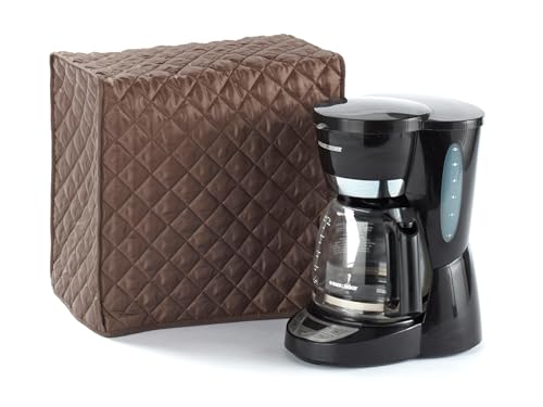 Image of Covermates Keepsakes Rectangular Appliance Cover - Quilted Kitchen Appliance Cover for Countertop Storage - Dust Protection - Stain Resistant - Washable - Slip-On Appliance Design, Bronze