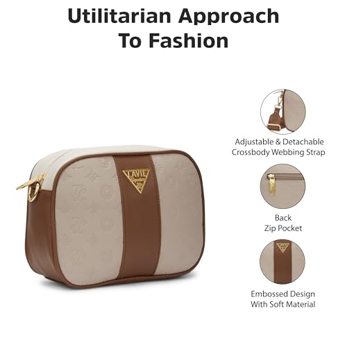 Image of Lavie Signature Dallas Woman's Box Crossbody Sling Bag | Ladies Purse Handbag | Gift for Women