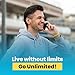 H2O Wireless 120-Day USA Physical Prepaid SIM Card with 60GB High-Speed 4G LTE/5G Data & 5GB Mobile Hotspot, Unlimited Data, Talk & Text to 70+ Countries, Triple-Cut US SIM Card for Cell Phones