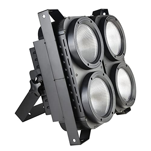 4X100W Cob Led Par Lights, Cob Led Dmx Blinder Stage Lights, Blinders Light Cob 4 Eye Matrix Par Lights For Stage Lighting, 3200K Warm White Color Party Lights Dj Disco Lights For Wedding Parties #TOP2