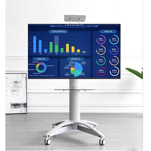 Soporte móvil para TV con ruedas para pantallas de 32 a 70 pulgadas miniatura 1