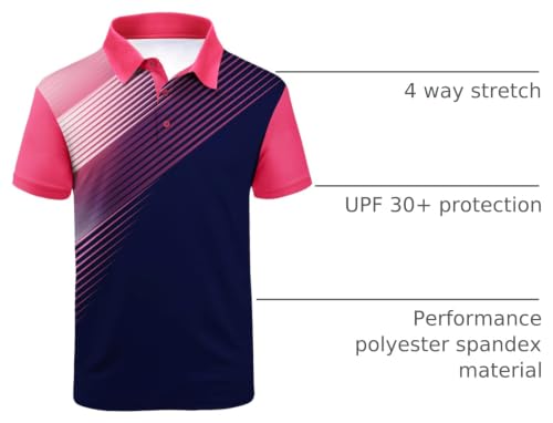 Image of ZITY Mens Golf Shirt Short Sleeve Athletic Casual Work Collared Polo Tshirt