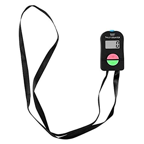 Contador eletrônico do dedo, contagem rearmável do contador da indicação digital do LCD do dígito