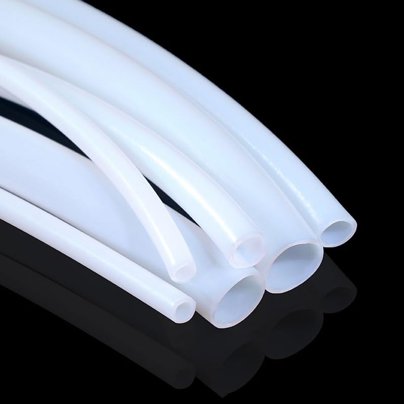 flexiable rubber White PTFE Flexible Soft Hose Tube Pipe 1mm 2mm 3mm 4mm 5mm 6mm 7mm 8mm 9mm 10mm 11mm 12mm 13mm 14mm 15mm 16mm 18mm ID drain elastic (Size : 14x16mm 0.5Meter)