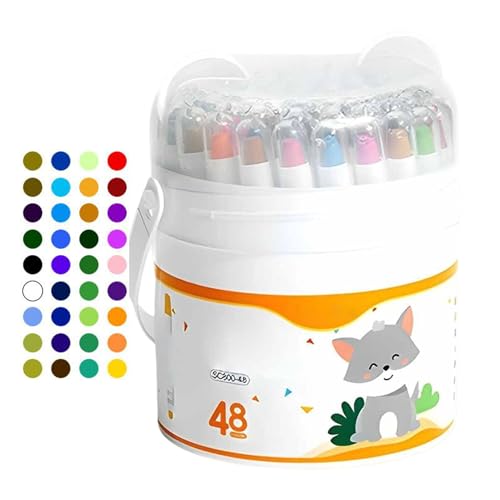 Lápices de colores lavables Twist Crayons de secado rápido para niños