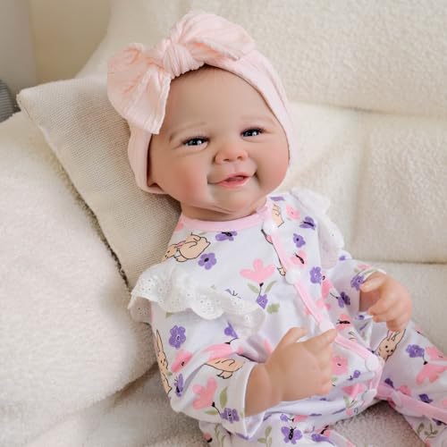 Muñeca Reborn Angelbaby Silicone 19 Pulgadas Realista miniatura 3