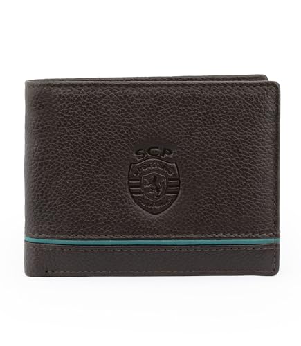 Sporting CP Genuine Leather Wallet (Brown)