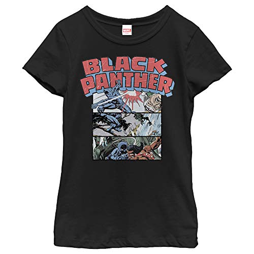 Fifth Sun Girl's Black Panther Collage T-Shirt