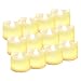 Produktbild 12 LED Kerzen, Diyife® LED Flammenlose Tealights, Flackern Kerze Teelichter, elektrische Kerze Lichter Batterie Weihnachtskerzen Dekoration für Weihnachten, Weihnachtsbaum, Ostern, Hochzeit, Party