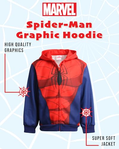 Marvel Moletom Avengers Boys - Aranha, Homem-Aranha, Venom, Hulk - Moletom com capuz gráfico para me