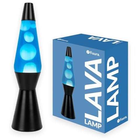 Fisura - Lampe à lave bleue et noire Cover
