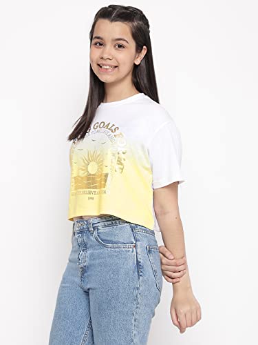 Image of Li'l Tomatoes Girls Cotton Relaxed Fit T-Shirt